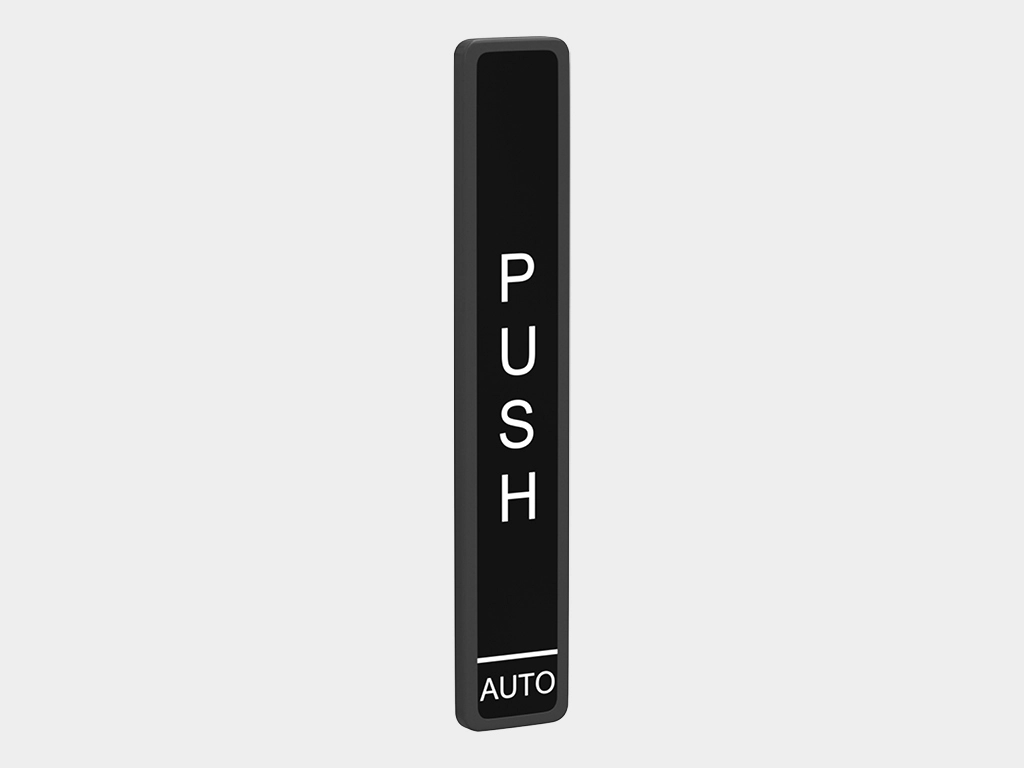 Ad-30 — беспроводная (локтевая) кнопка серии push (нажми). Используется для ручного контактного управления дверью вместо датчика движения (открывание двери путем нажатия на кнопку).