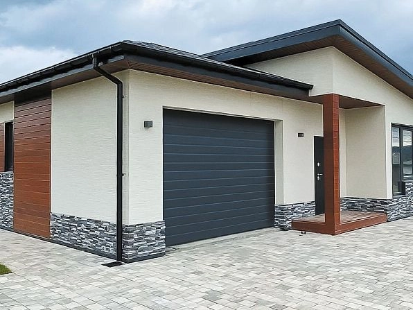 Секционные ворота 2500х2150 мм антрацитовые DoorHan rsd02, angarsk.doorhan.ru