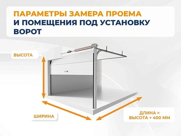 Секционные ворота 2500х2200 мм белые DoorHan rsd02, angarsk.doorhan.ru