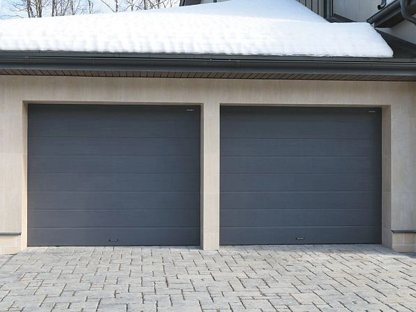 Секционные ворота 2500х2150 мм антрацитовые DoorHan rsd02, angarsk.doorhan.ru